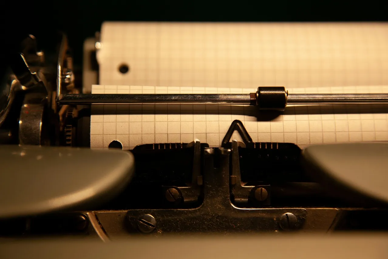 Writing, typewriter, office
